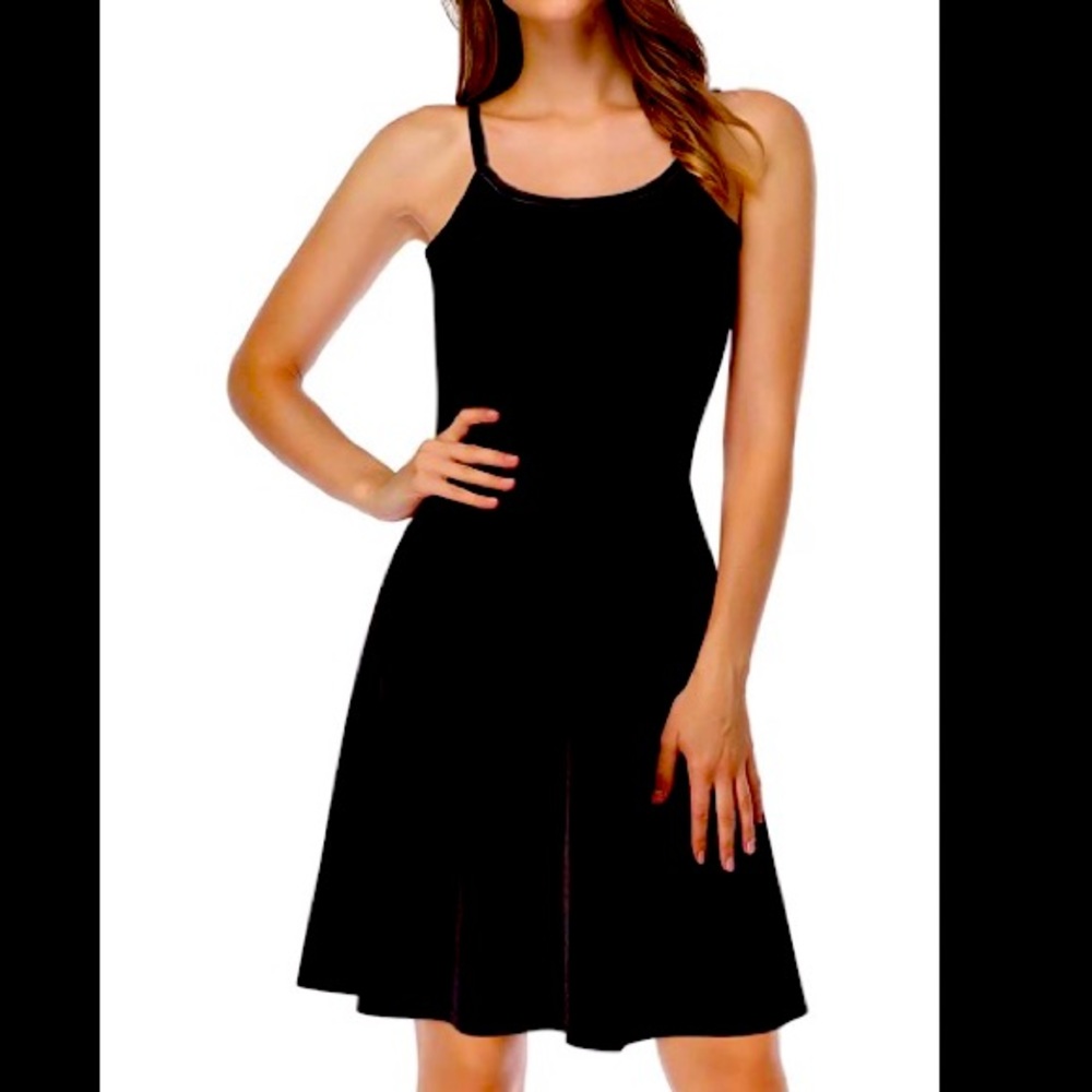 Black Velvet Mini Dress